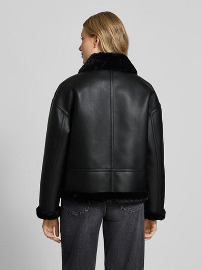 ARMANI EXCHANGE Jack in leerlook met tweewegsritssluiting Zwart - 5