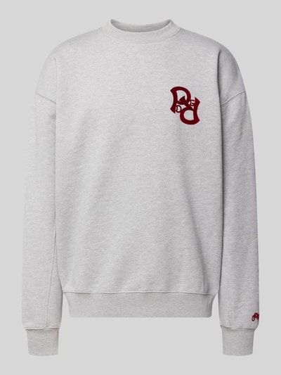 Pegador Sweatshirt mit Rundhalsausschnitt Modell 'Troker' Hellgrau Melange 2