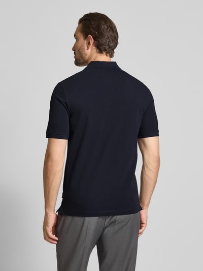 bugatti Regular Fit Poloshirt mit Reißverschluss Marine 5