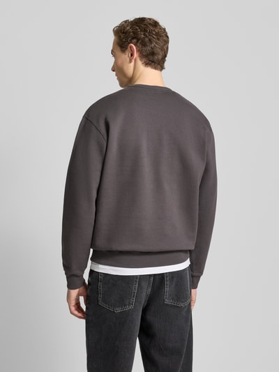 Forét Sweatshirt met labelstitching Donkergrijs - 5