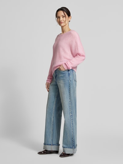 Rich & Royal Strickpullover aus Alpaka-Mix Modell 'SOFT ORCHID' Rosa 1