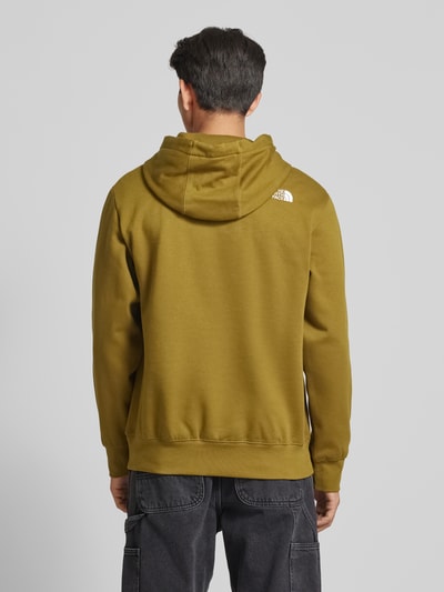 The North Face Hoodie met labelstitching, model 'ESSENTIAL' Kaki - 5