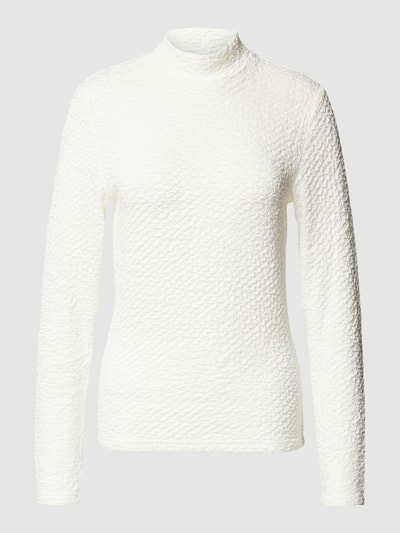 Selected Femme Longsleeve in Crinkle-Optik Modell 'GINNY' Offwhite 2