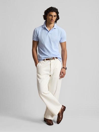 Polo Ralph Lauren Koszulka polo o kroju slim fit z czystej bawełny Jasnoniebieski 1