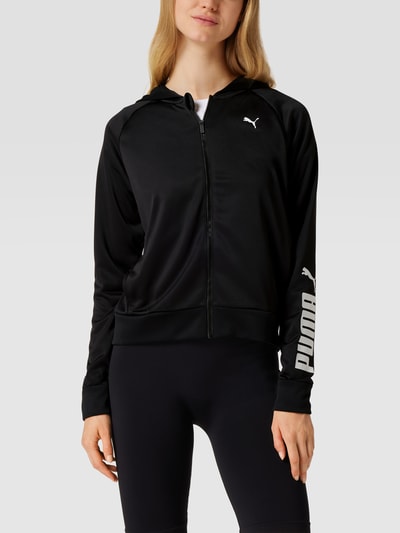 PUMA PERFORMANCE Sweatjacke mit Logo-Print Modell 'Tech Fit' Black 4