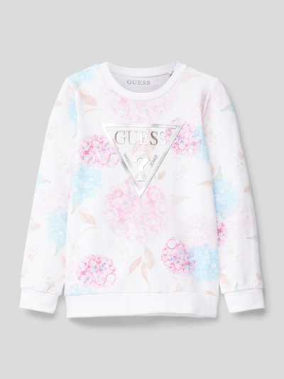 Guess Sweatshirt mit floralem Muster Offwhite 1