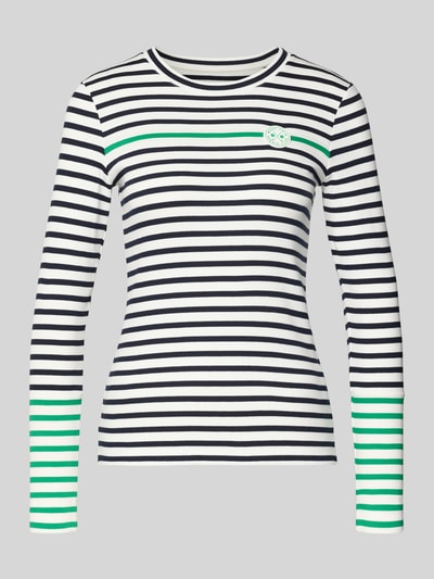 Marc Cain Shirt met lange mouwen en labeldetail Groen - 2