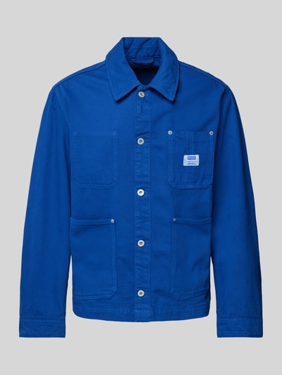 Hugo Blue Hemdjacke mit Eingrifftaschen Modell 'Moltisanti' Blau 1
