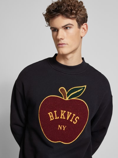 BLKVIS Sweatshirt mit Label-Print Black 3