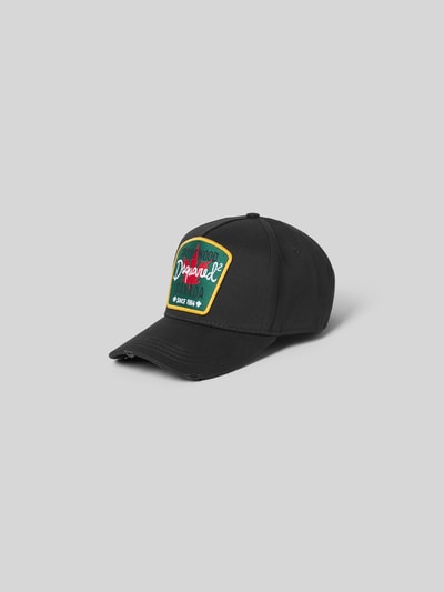Dsquared2 Basecap aus reiner Baumwolle Black 2