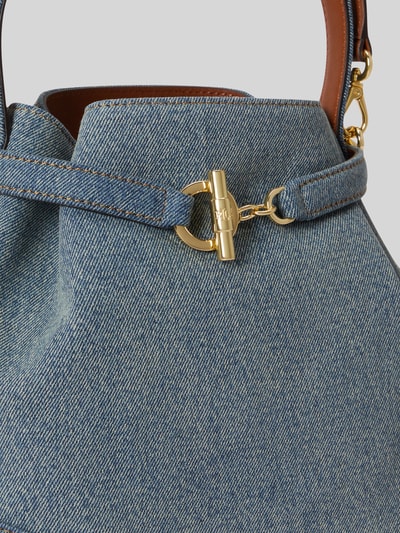 Lauren Ralph Lauren Torebka do ręki z denimu Niebieski 5