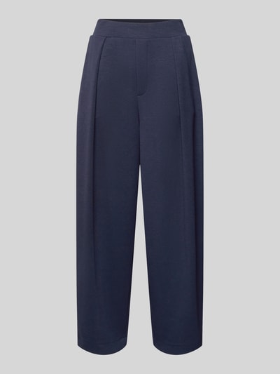 Produktfoto, dunkelblaue Sweatpants mit elastischem Bund von Rich & Royal, lockerer Schnitt, französische Eingrifftaschen, Modal-Mix