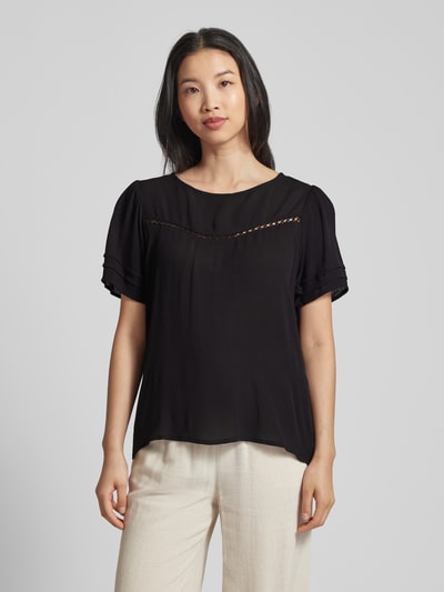 Vero Moda Blusenshirt in Crinkle-Optik Modell 'MENNY' Black 4