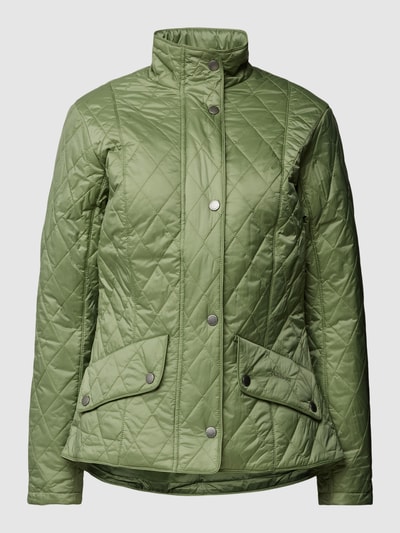 Barbour Gewatteerd jack met klepzakken, model 'Flyweight Cavalry' Lindegroen - 2