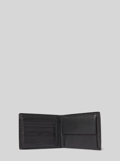 JOOP! Collection Portemonnaie mit Label-Detail Modell 'manciano typhon' Black 3