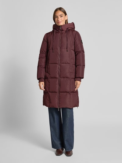 MOS MOSH Daunenmantel mit Kapuze Modell 'Nova' Bordeaux 4