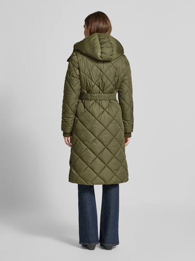 s.Oliver BLACK LABEL Regular Fit Steppmantel mit Zweiwege-Reißverschluss Khaki 5