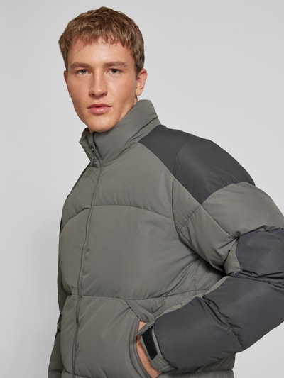 Jack & Jones Kurtka pikowana z kapturem model ‘AERO’ Średnioszary 3