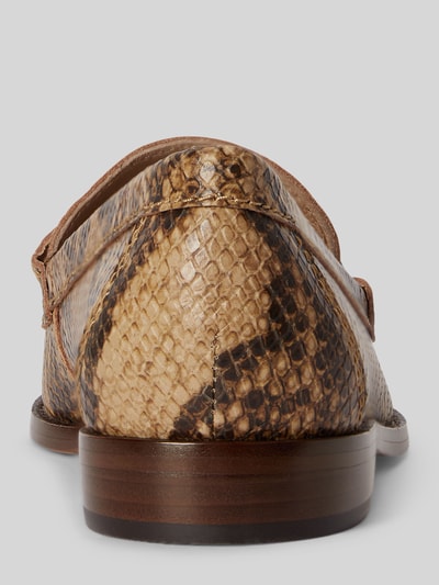 Lauren Ralph Lauren Mokasyn ze skóry naturalnej Camel 4