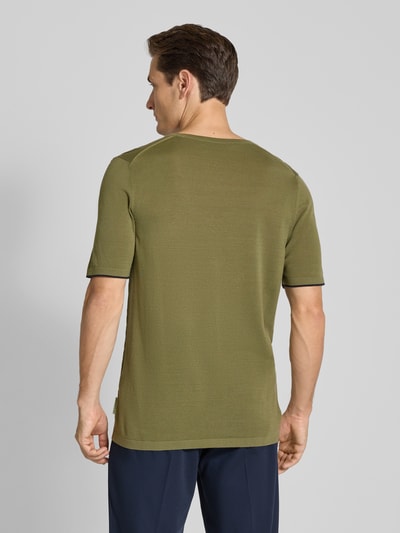 Marc O'Polo Regular Fit T-Shirt aus reiner Baumwolle - Marc O'Polo × DFB Travel Collection Oliv 5