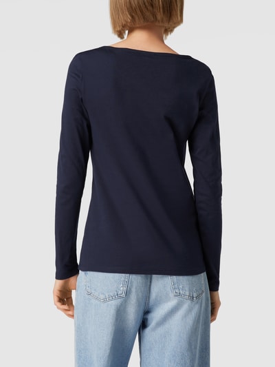 Marc O'Polo Longsleeve mit Label-Print Marine 5