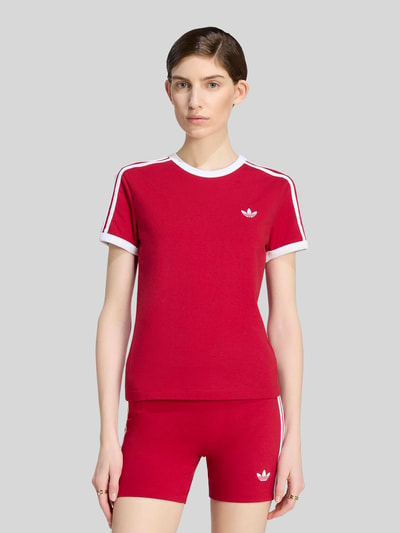 adidas Originals Regular Fit T-Shirt aus Baumwoll-Mix Rot 4