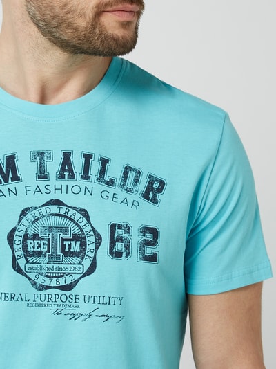 Tom Tailor T-Shirt mit Logo-Print  Aqua 3