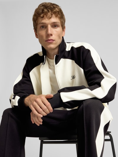 KARL KANI Bluza rozpinana z detalem z logo model ‘Kani’ Biały 3