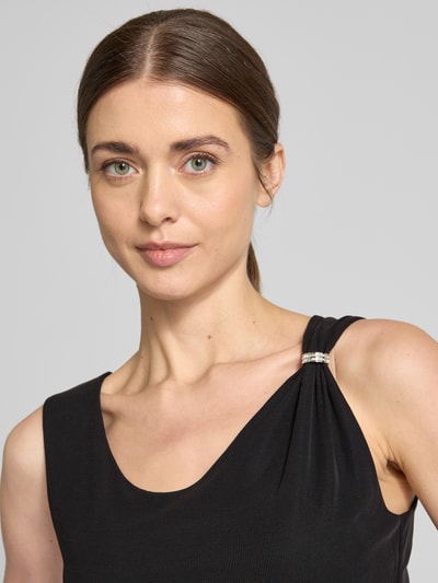 Guess Crop Top in Ripp-Optik Modell 'AIMEE' BLACK 3