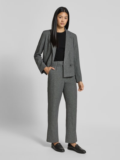 B.Young Broek van viscosemix met riem, model 'Etona' Middengrijs - 1