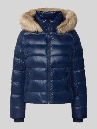 Tommy Hilfiger Slim Fit Daunenjacke in glänzender Optik Marine 2