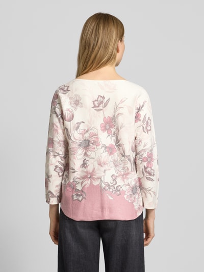 ZABAIONE Pullover van viscosemix, model 'El44ena' Oudroze - 5