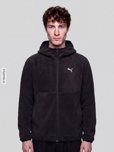 PUMA Performance Regular Fit Sweatjacke mit Kapuze Black 4