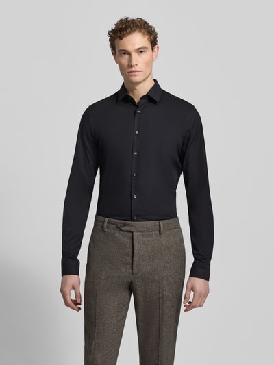OLYMP No. Six Super Slim Fit Businesshemd mit extra langem Arm Modell 'URBAN KENT' Black 4