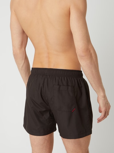 HUGO CLASSIFICATION Badehose mit Logo Modell 'Haiti' Black 3