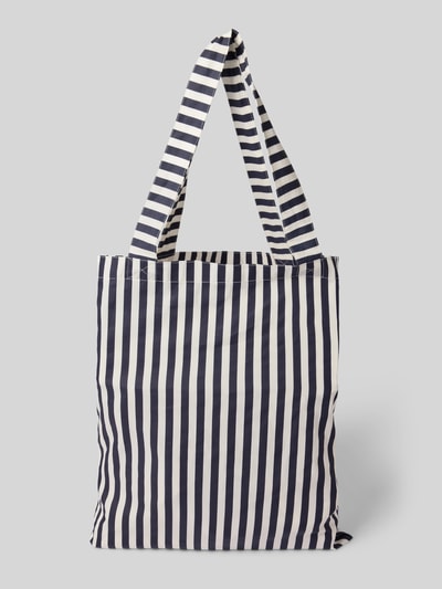 MADS NØRGAARD Shopper mit Label-Detail Modell 'SACKY ATOMA BAG' Marine 4