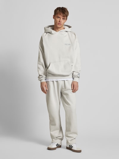 Pegador Baggy Fit Sweatpants mit Label-Detail Hellgrau 1