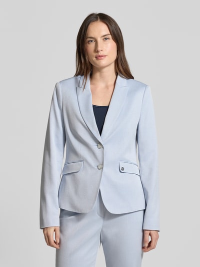 s.Oliver BLACK LABEL Regular Fit Blazer aus Viskose-Mix Bleu 4