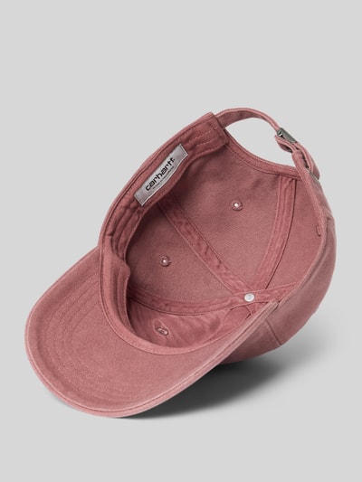 Carhartt Work In Progress Basecap aus reiner Baumwolle Modell 'Icon' Rosa Melange 2