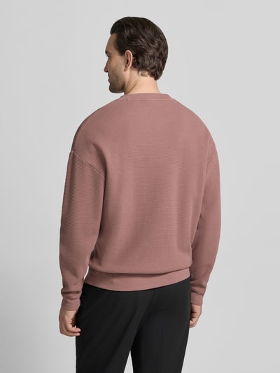 HUGO Regular Fit Sweatshirt aus reiner Baumwolle Modell 'DAFFLYN' Kirsche 5