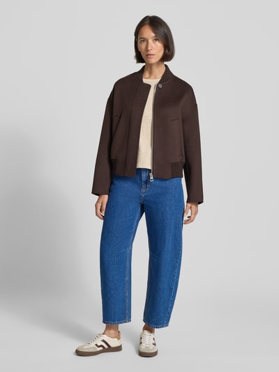 Weekend Max Mara Baggy Jeans aus reiner Baumwolle Modell 'DOUGLAS' Blau 1