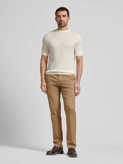 Brax Slim Fit Chino mit französischen Eingrifftaschen Modell 'Fabio' Beige 1