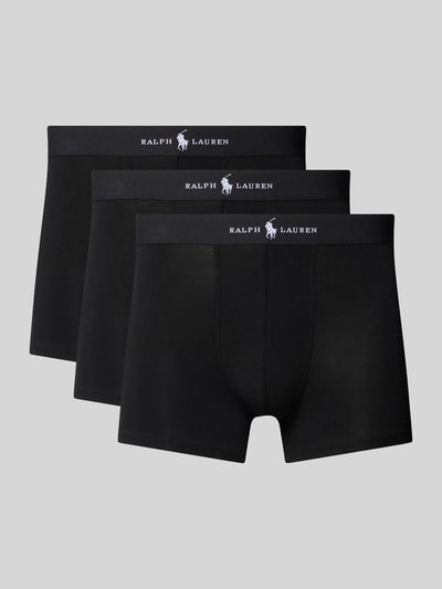 Polo Ralph Lauren Underwear Trunks mit Label-Bund im 3er-Pack Black 1