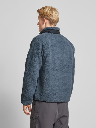 Carhartt Work In Progress Sherpa jacket met opstaande kraag, model 'PRENTIS' Rookblauw - 5