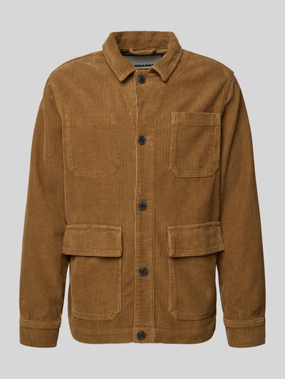Armedangels Regular Fit Hemdjacke aus reiner Baumwolle Modell 'AVAAN' Camel 2