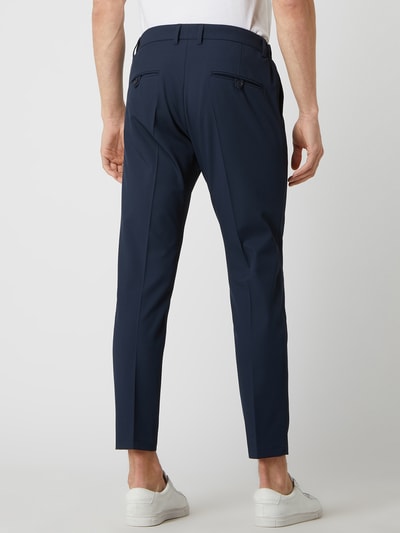 Drykorn Regular fit pantalon met stretch, model 'Care' Marineblauw - 5