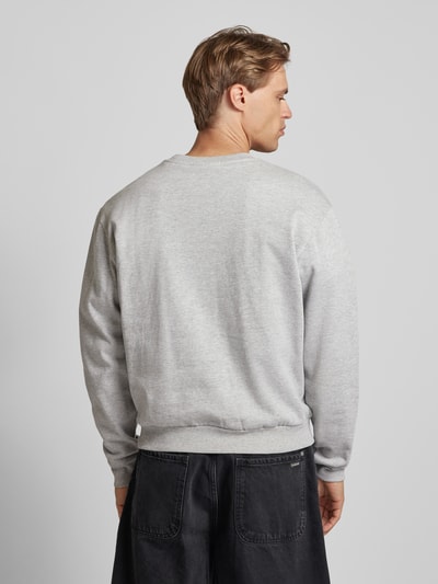 REVIEW Essentials sweatshirt met ronde hals Lichtgrijs gemêleerd - 5