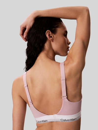 Calvin Klein Underwear Bralette aus Baumwoll-Mix Rosa 5
