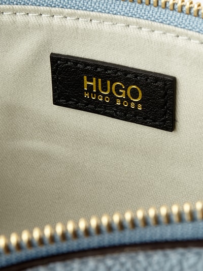 HUGO Crossbodytas van leer, model 'Victoria' Lichtblauw - 3