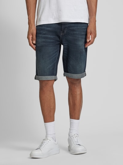 HUGO Szorty jeansowe o kroju tapered fit z 5 kieszeniami model ‘634’ Ciemnoszary 4